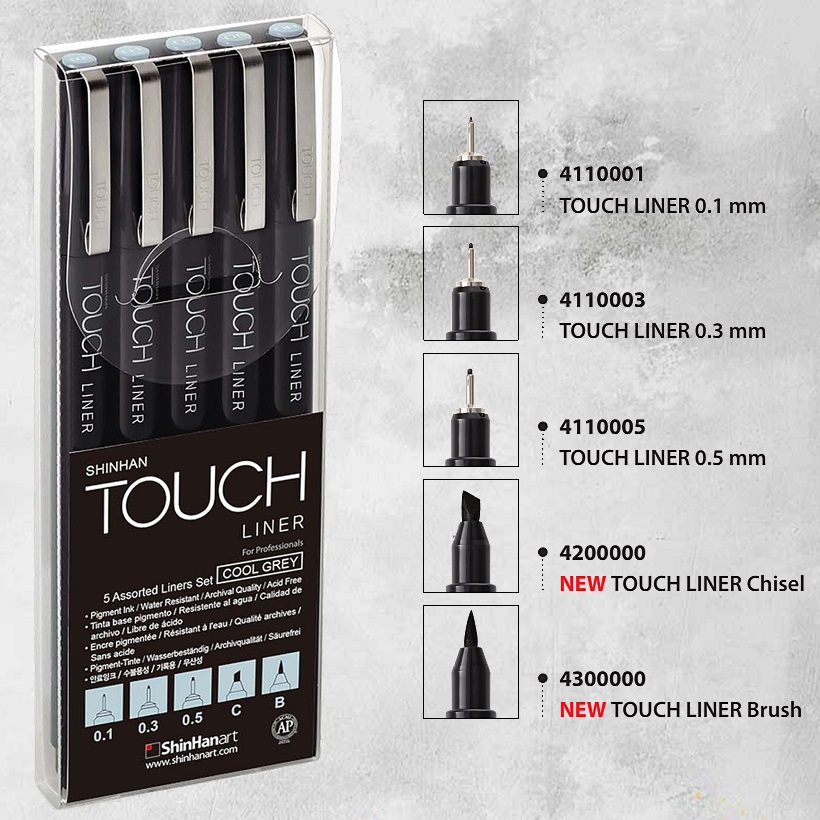 ShinHan Touch Liner Cool Grey