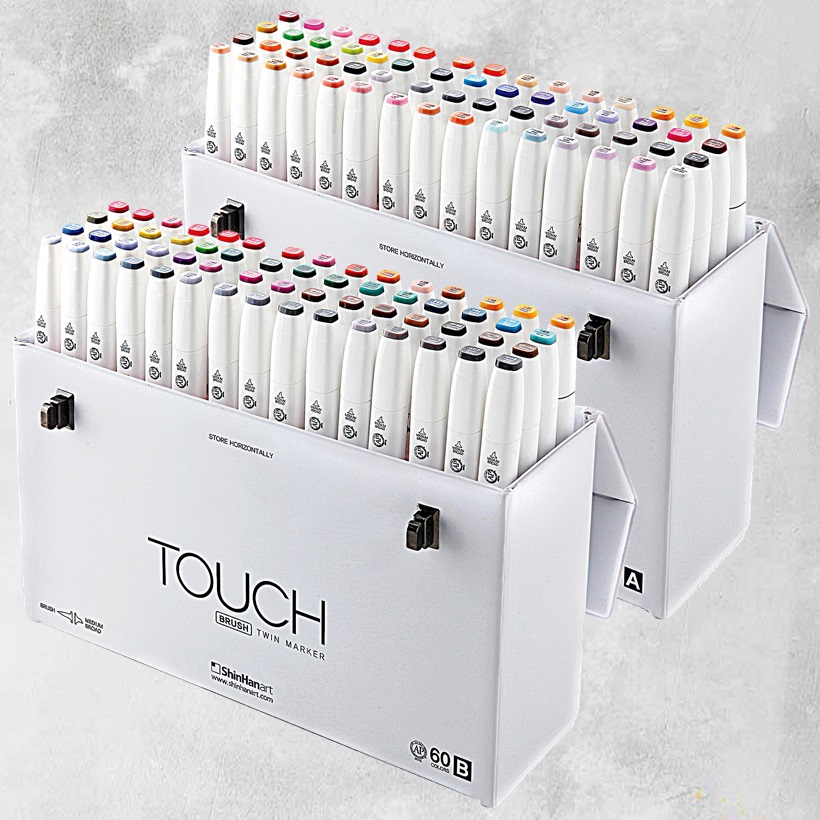 Shinhan Touch Brush Marker 60er-Sets