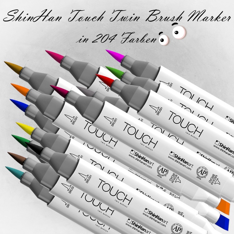 Shinhan Touch Twin Brush Marker einzeln - Hans Wenzel OHG