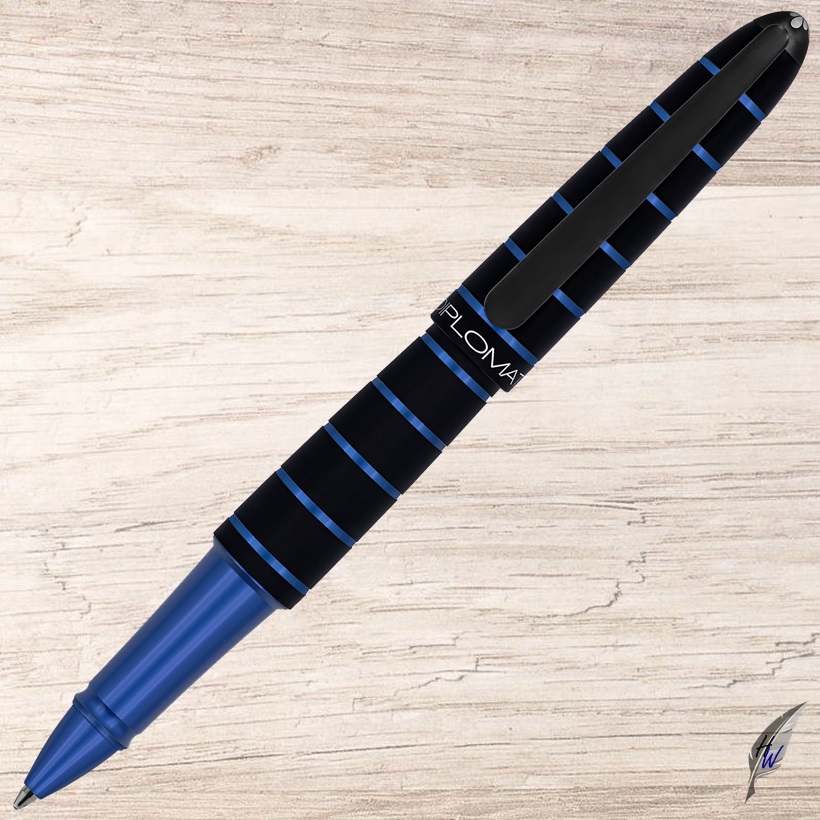 Diplomat Tintenroller Elox schwarz/blau